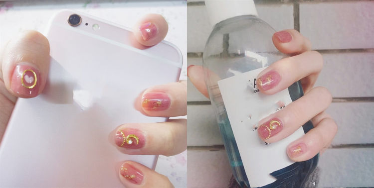 2020超美星空美甲,你的手上有浩瀚星辰和全部的我