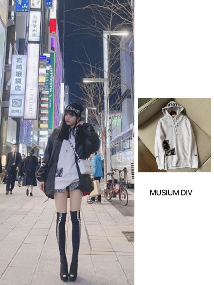 吴宣仪私服更新，甜美酷帅无缝切换，漫画腿太抢镜！