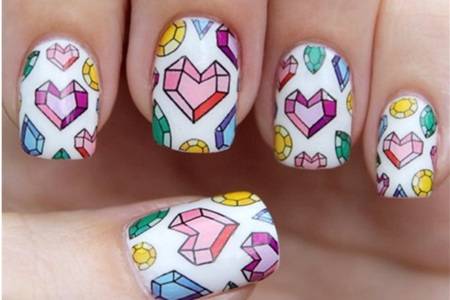 2020最流行美甲新款式图片,女生的指尖也需要化妆