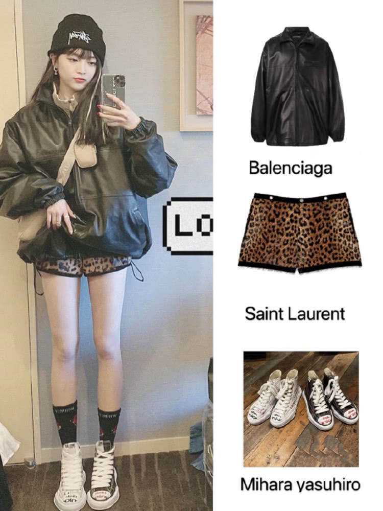 吴宣仪私服更新，甜美酷帅无缝切换，漫画腿太抢镜！