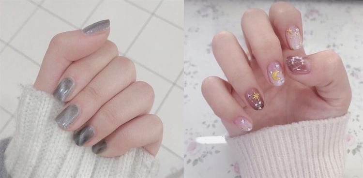 2020超美星空美甲，你的手上有浩瀚星辰和全部的我