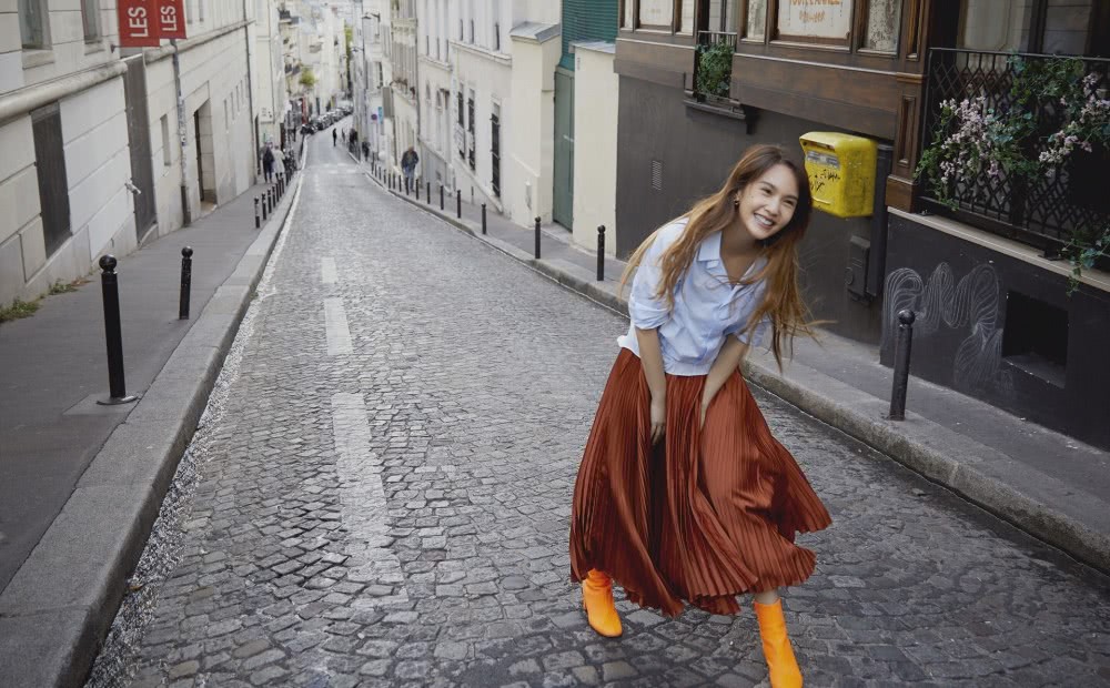 开春穿什么？学杨丞琳焦糖色穿搭暖暖又好看