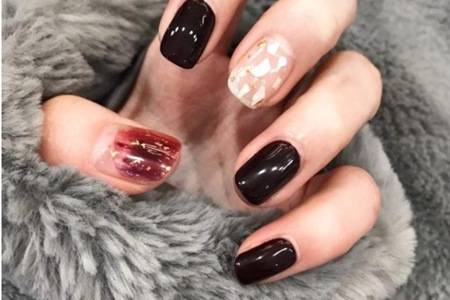 黑色款式美甲图片大全,做精致女人的美甲造型