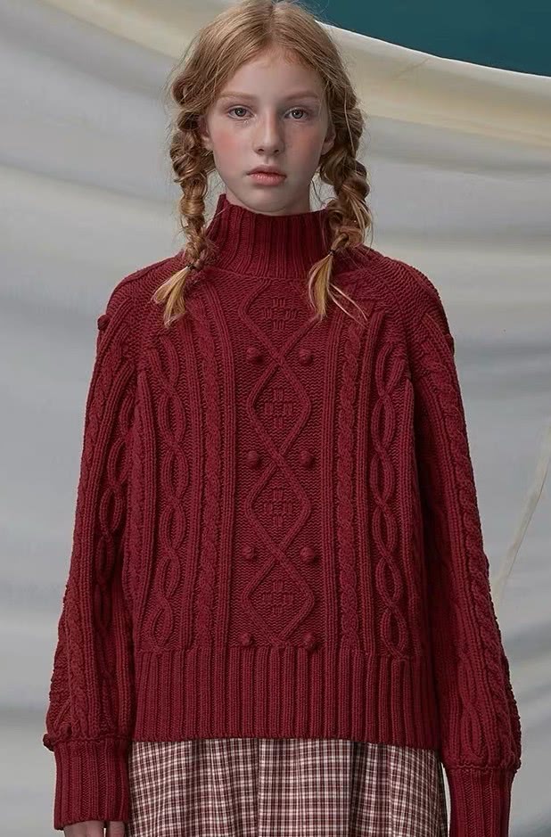 春天红色毛衣怎么穿?和我学穿搭,红红火火过春季