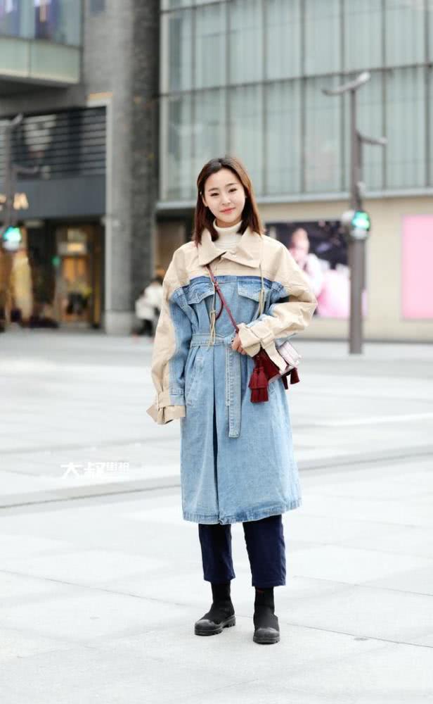 国内街拍 2020早春大衣流行这款，千万码住别错过