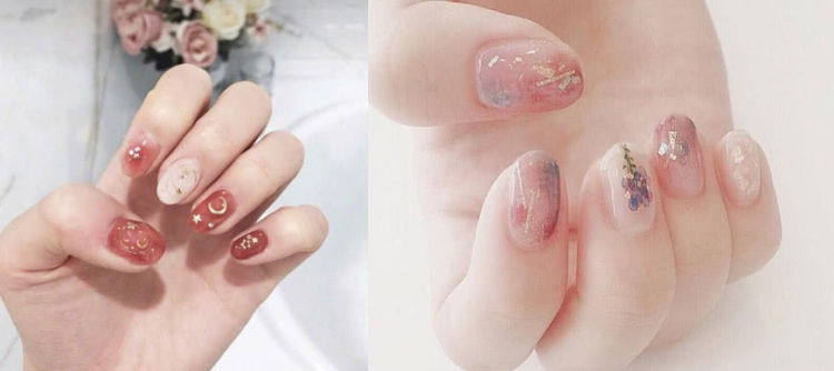 2020超美星空美甲，你的手上有浩瀚星辰和全部的我