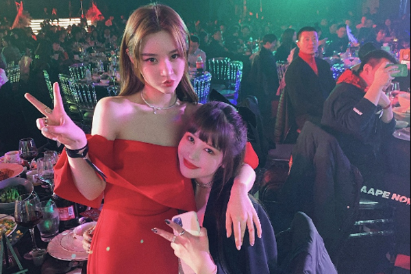 林珊珊和雪梨是什么关系 网红合照神似双胞胎