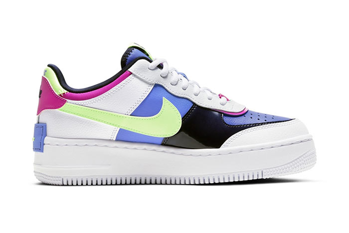 耐克Air Force 1 “Shadow”多彩拼接空军一号鞋款 耐克Air Force 1 “Shadow”多彩拼接空军一号鞋款曝光
