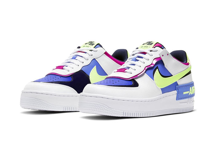 耐克Air Force 1 “Shadow”多彩拼接空军一号鞋款 耐克Air Force 1 “Shadow”多彩拼接空军一号鞋款曝光