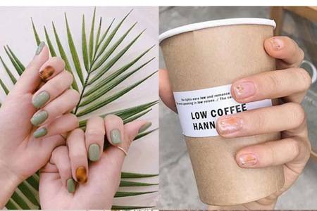 2020最火的显手白美甲图片,简单大方清爽美甲图案大全