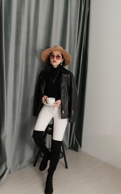 日系装只有可爱风?NO!早春穿搭文艺风利落风都很撩!