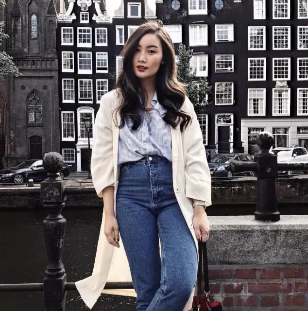 身高158的网红博主,靠衣品穿出了1米7的高妹感!