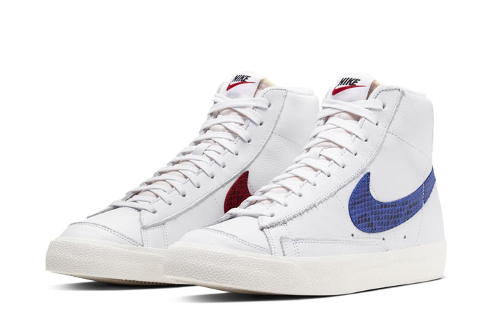 Nike Blazer Mid ’77 Vintage红蓝蛇纹LOGO曝光