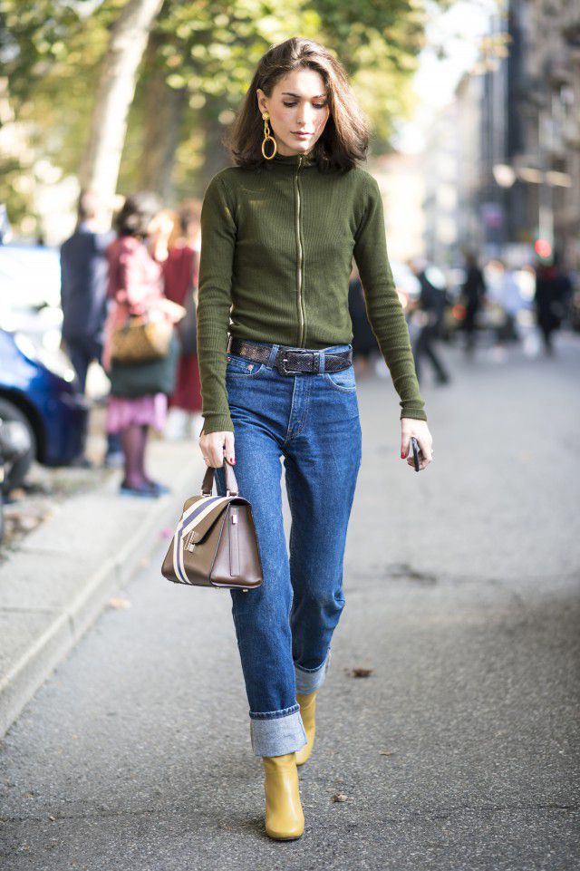 九分哈伦牛仔裤怎么搭配上衣,这样穿轻松凹造型