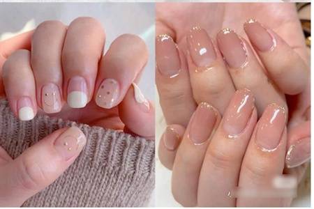 2020最火的显手白美甲图片,简单大方清爽美甲图案大全