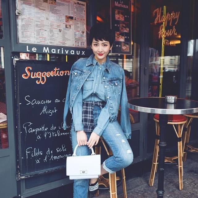 王鸥大胆挑战“男人头”造型,结果又飒又帅