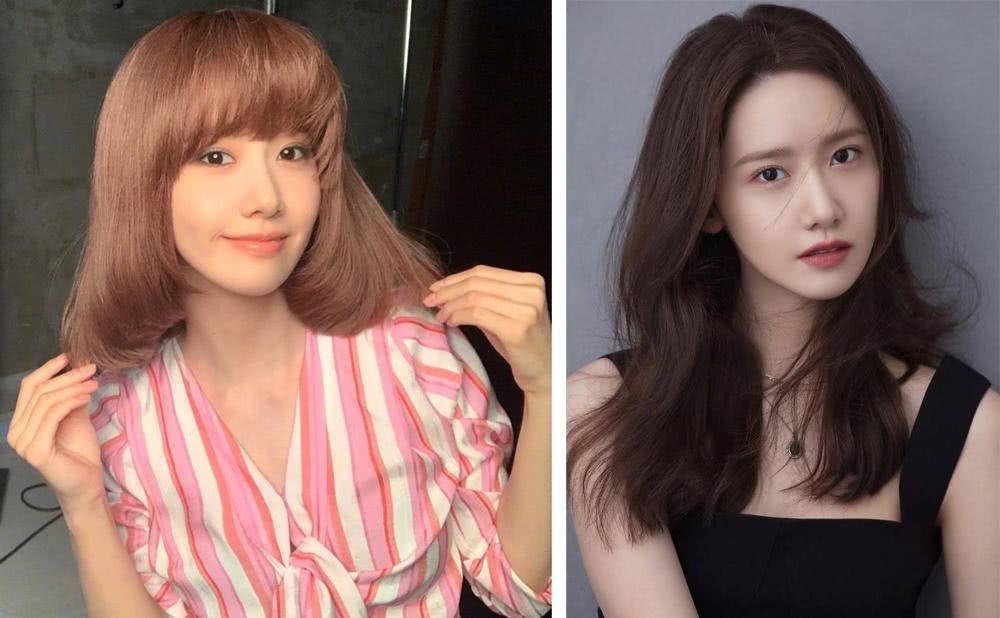 林允儿大变风格，顶厚重假发造型非主流，齐刘海真没有认出来