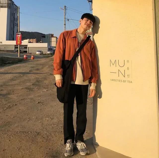 韩国时尚博主日常穿搭分享,男生们照着穿就行!