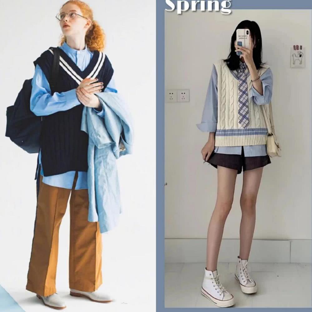 20岁女生穿衣风格要选对，学院风才是美少女的归宿