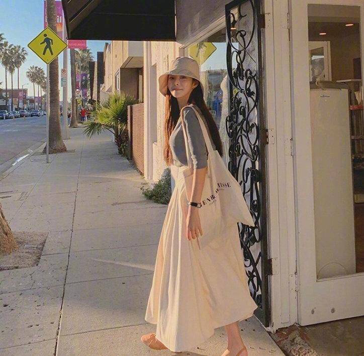 适合外出的韩系穿搭,甜美温柔超吸睛,满满春日淑女风
