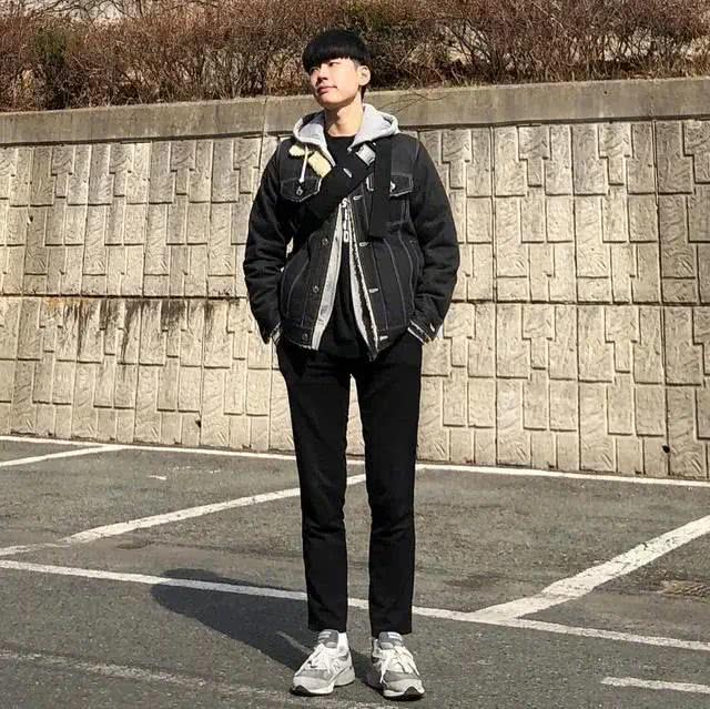 韩国时尚博主日常穿搭分享,男生们照着穿就行!