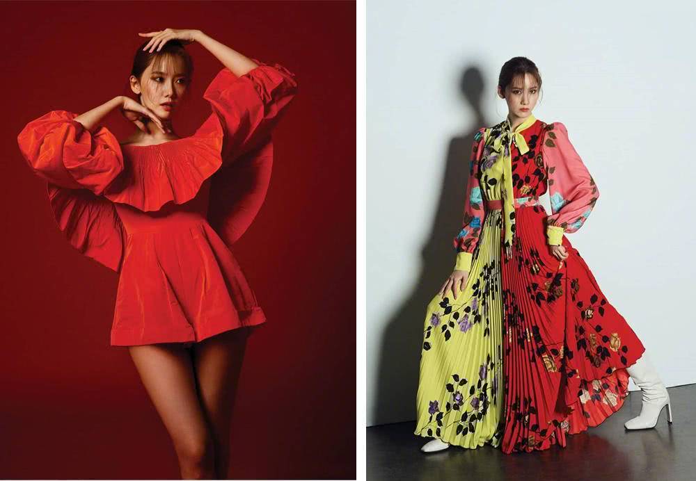 林允儿大变风格，顶厚重假发造型非主流，齐刘海真没有认出来