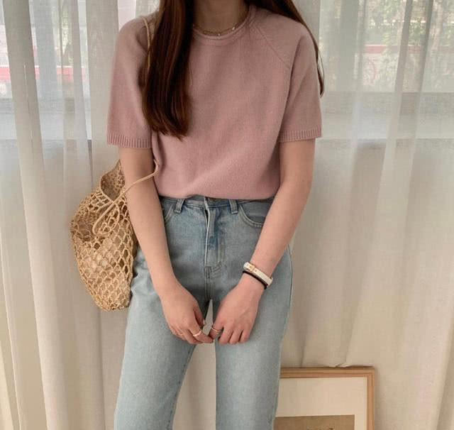 简约韩系风穿搭示范，基础款穿出好气质