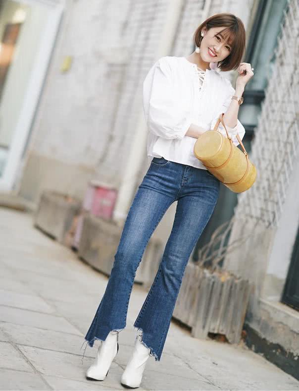 今年流行“衬衫搭配酒杯裤”,气质显瘦还好看!