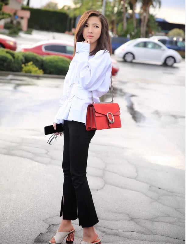 今年流行“衬衫搭配酒杯裤”,气质显瘦还好看!