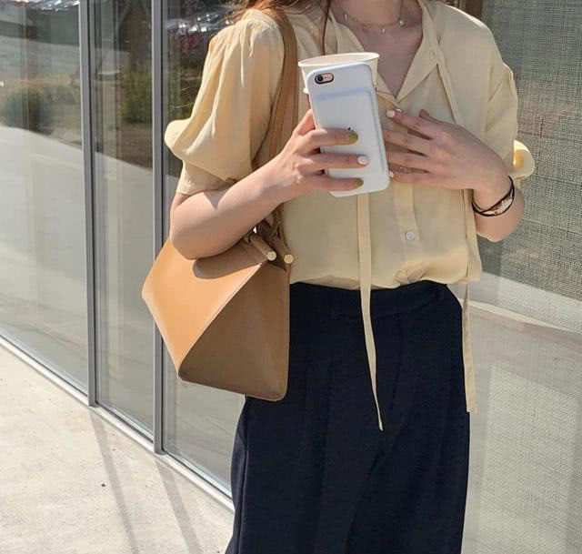 简约韩系风穿搭示范，基础款穿出好气质