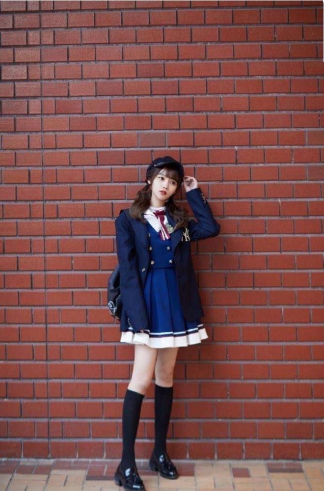 日系漫画少女宋昕冉,私服像一个洋娃娃,这也太可爱了吧