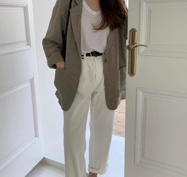 简约韩系风穿搭示范，基础款穿出好气质