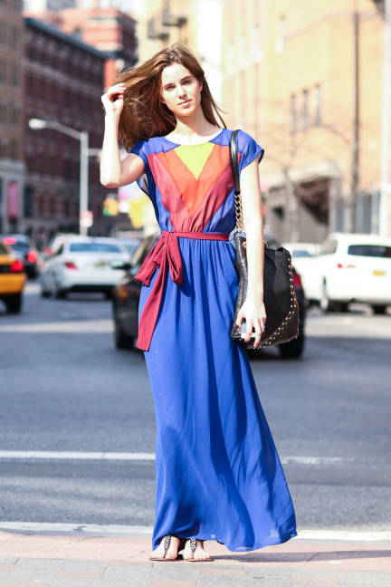 纽约街拍 潮女们的时尚美搭秀