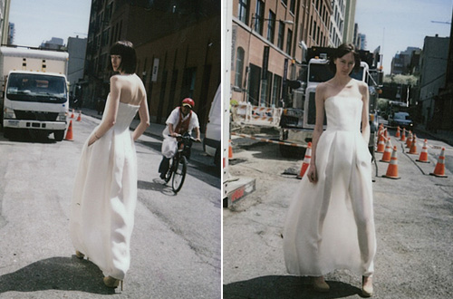 潇洒复古的现代婚纱。Houghton Bride 2014 Lookbook