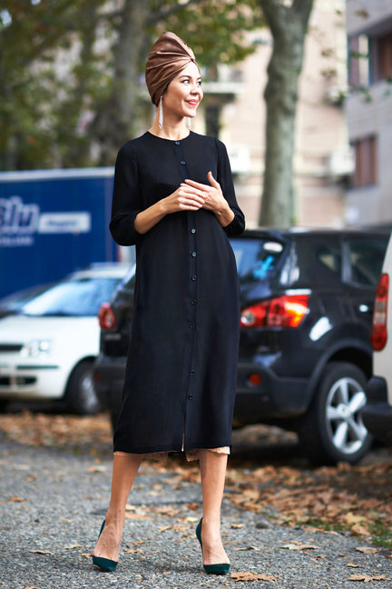 国外《ELLE》杂志2013年10月街拍精选 有范儿的秋季混搭