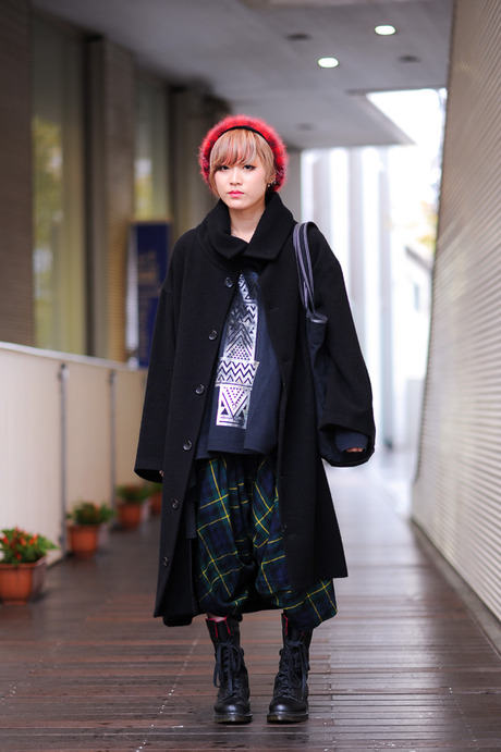 2013年12月日本潮人街拍 优雅可爱的风格搭配