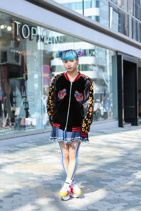 2014年3月日本街拍 看潮女们的个性风格搭配