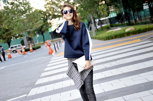 韩国达人时尚街拍欣赏 韩范儿潮流志