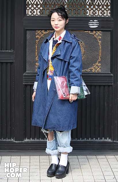 2014年4月16日韩国街拍 看潮人对细节的极致讲究