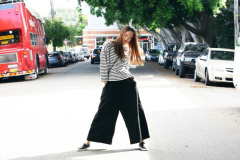 2014悉尼时装周街拍 看潮人阳光风格搭配