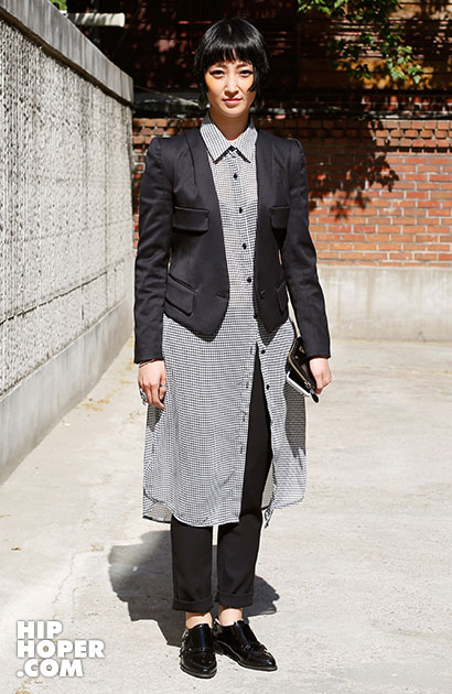 韩国潮女五月街拍 不同风格女生演绎街头魅力