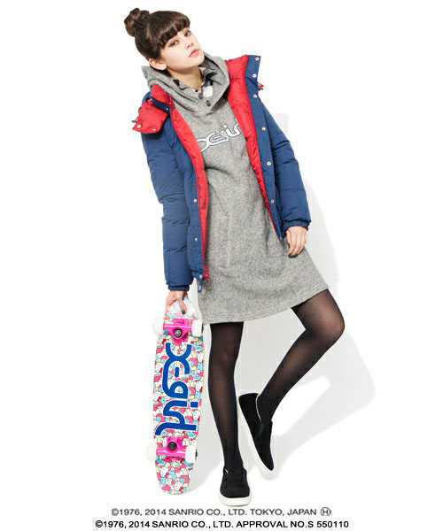 街头活力女生 X-GIRL 2014秋冬系列造型搭配LOOKBOOK