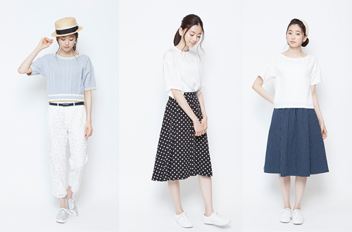 现代女性的简单衣橱。salon de balcony LookBook