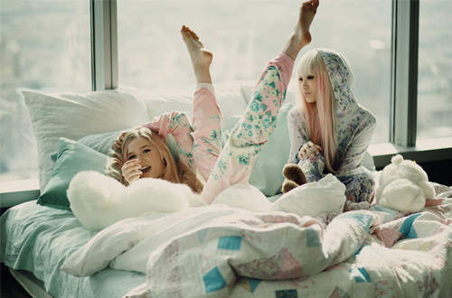 Rainbow Dream Girls.Wildfox 2014 LookBook