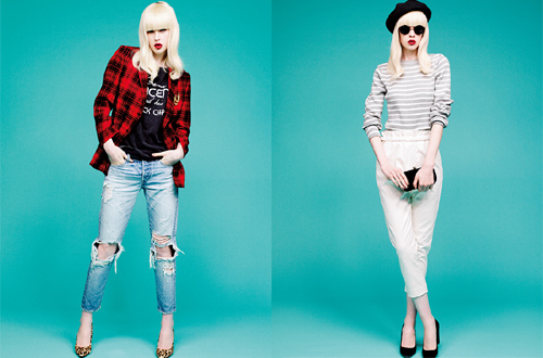 给我一个吻。moussy 2014 LookBook