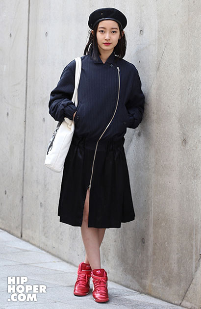 韩国时尚街拍 简洁利落又温暖有型