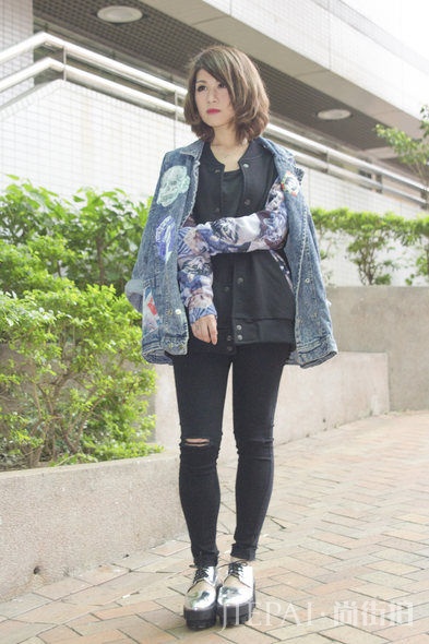 忽冷忽热怎样穿?8位街拍型人示范全天候牛仔造型!