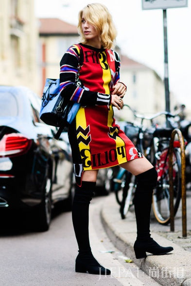 街拍米兰时装周最美穿搭