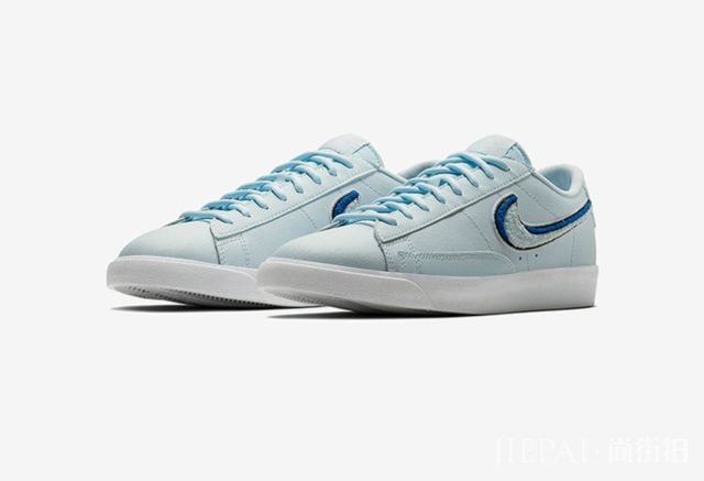 耐克Nike Blazer Low 3D 这个夏天可以拥有这份冰蓝!