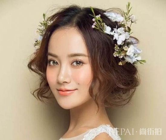 2018最新新娘短发造型图片 这些款式真是太美了